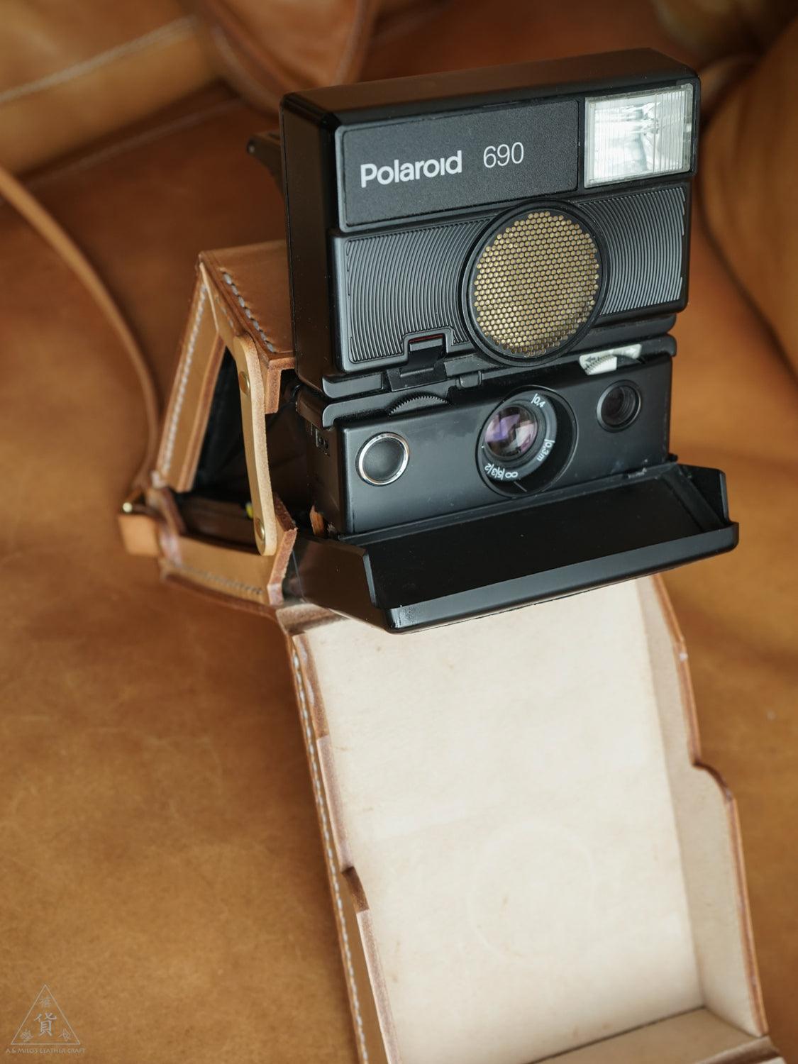 Polaroid SLR680/690 Camera Ever Ready Case made with Leather – AMILO  LEATHERCRAFT