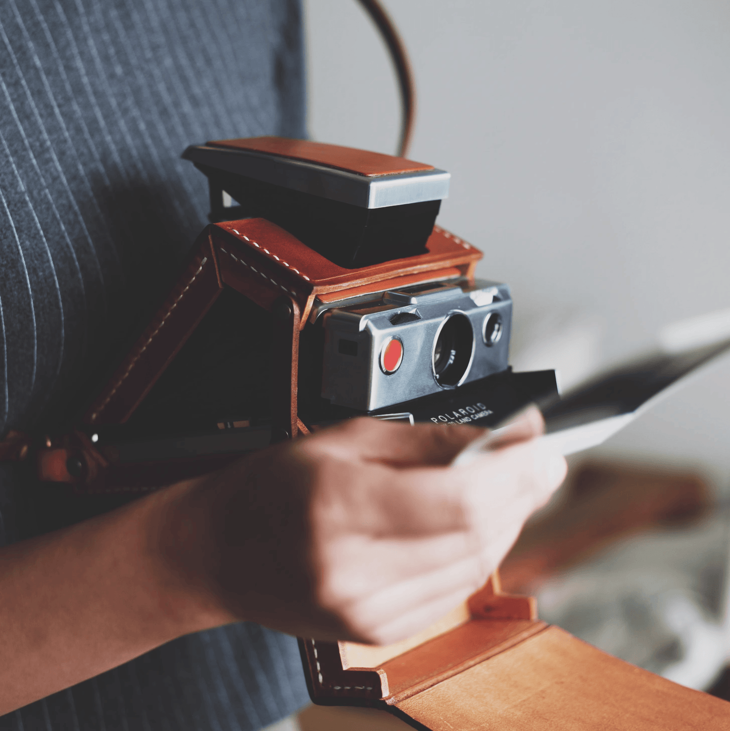 Polaroid SX-70 Camera Ever-Ready Case - AMILO LEATHERCRAFT