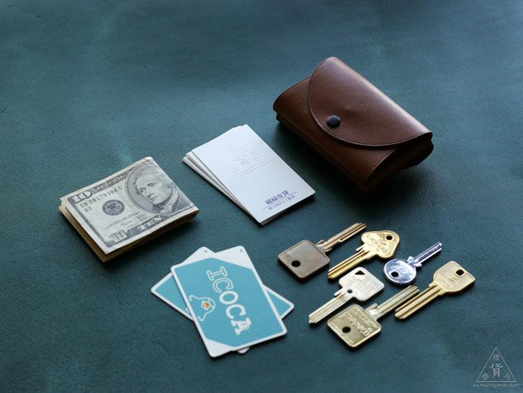 Key Holder & Card Case 2-in-1 - AMILO LEATHERCRAFT