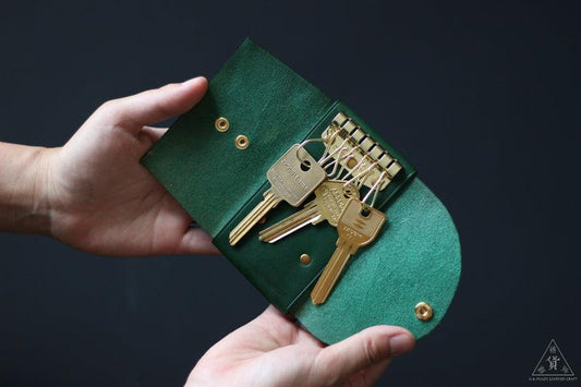 Key Holder & Card Case 2-in-1 - AMILO LEATHERCRAFT